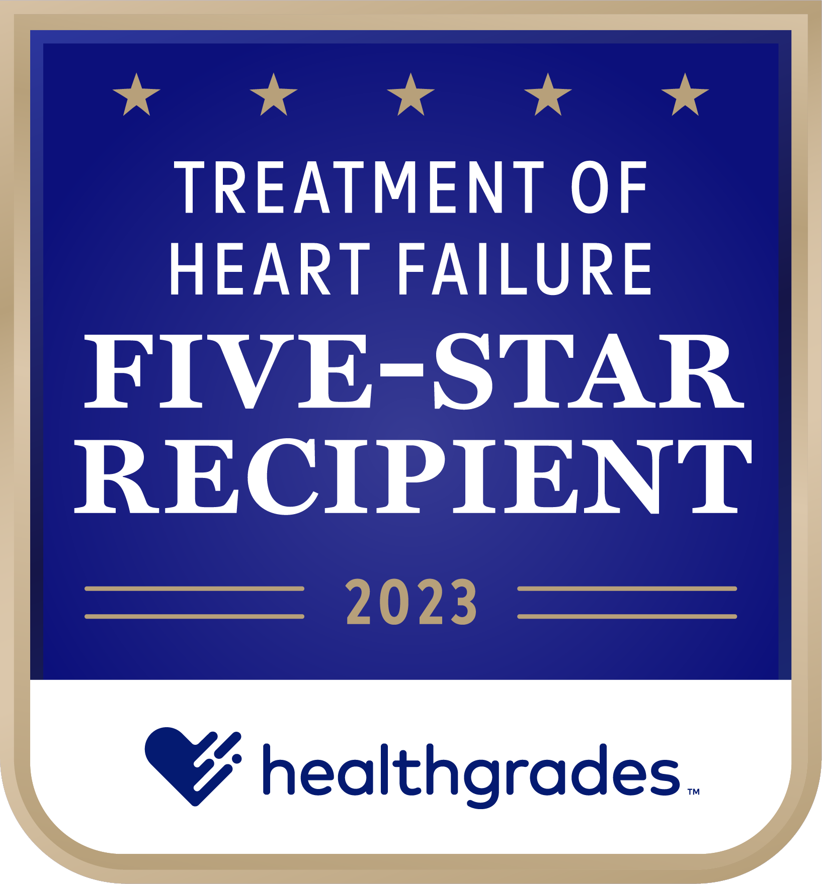 Five-Star for Treatment of Heart Failure Medallion
