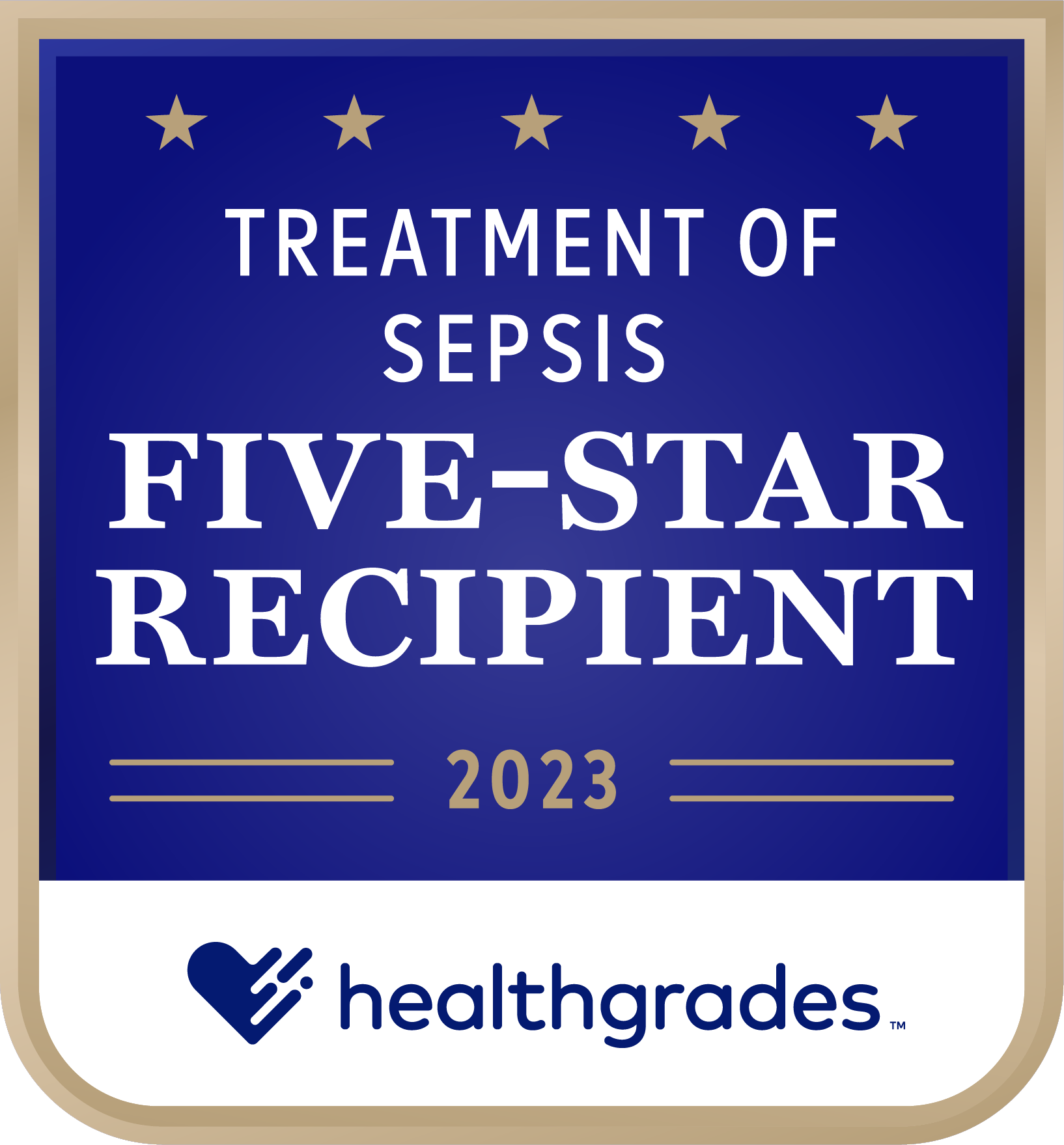 Five-Star for Treatment of Sepsis Medallion